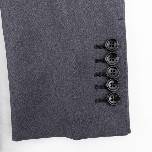 NWOT GUCCI Slim Fit Wool Suit Men's 46 Gray - Picture 14 of 15